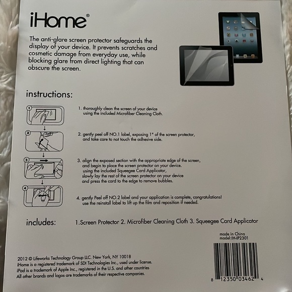 Anti-Glare Screen Protector for iPad - Picture 5 of 5